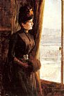 A Portrait of Madame Vallery-Radot by Albert Edelfelt